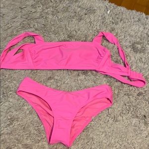 Hot pink Xhilaration swim suit